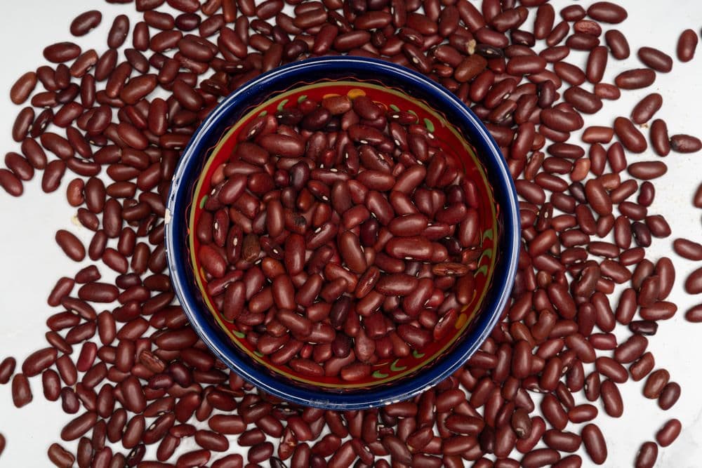 Frijol rojo de seda
